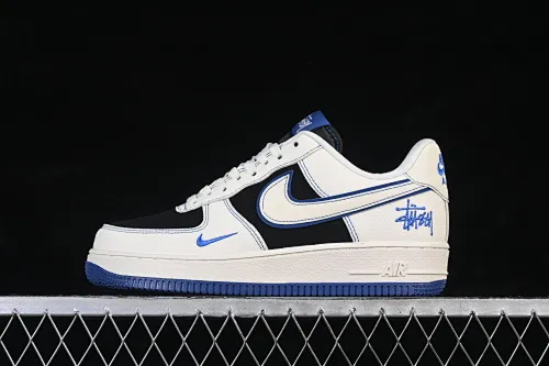 All categories Nk Air Force 1 Air Force series Nk Air Force 1 Low Air Force low-top Nike Air Force 1'07 Low White and black contrasting sapphire blue Air Force 1 low-top casual sneakers DN1688-811